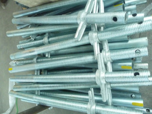 Shoring Frame Scaffolding/Scaffold Screw Jack with Electro Galvanized