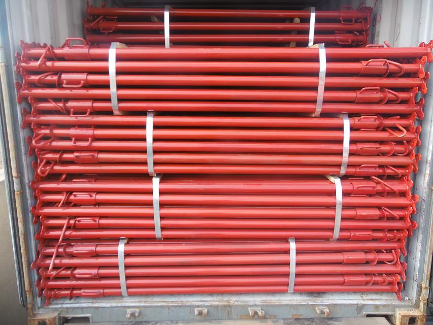 Painted scaffolding Painted scaffolding