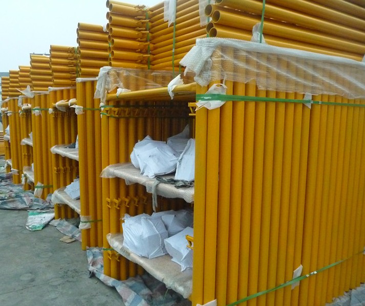 Shoring Frame Scaffolding 6′ X4′ with Canadian Lock Yellow Painted