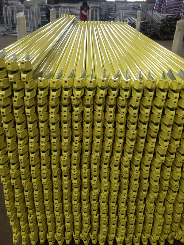 Ringlock System Scaffolding Ledger Yellow Painted / Powder Coated High Quality