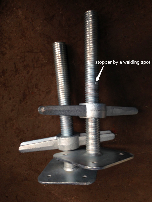 scaffolding screw jack stopper 2 scaffolding screw jack stopper 2