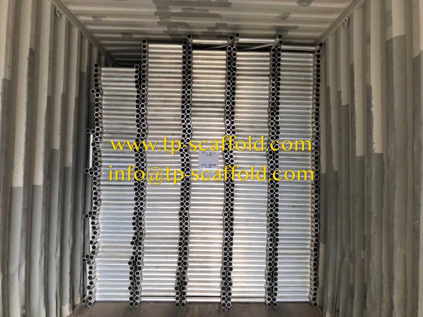 aluminum ladder truss loading