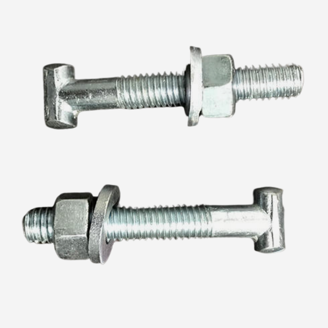 Scaffolding T bolt with nut washer