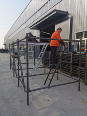 Mobile pipe ringlock scaffolding for Engineering Transport