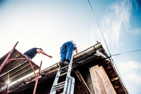 put a ladder on scaffolding_2 put a ladder on scaffolding_2