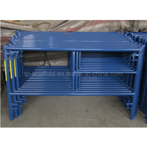 Blue Painted Scaffold Steel Mason Frame Scaffolding