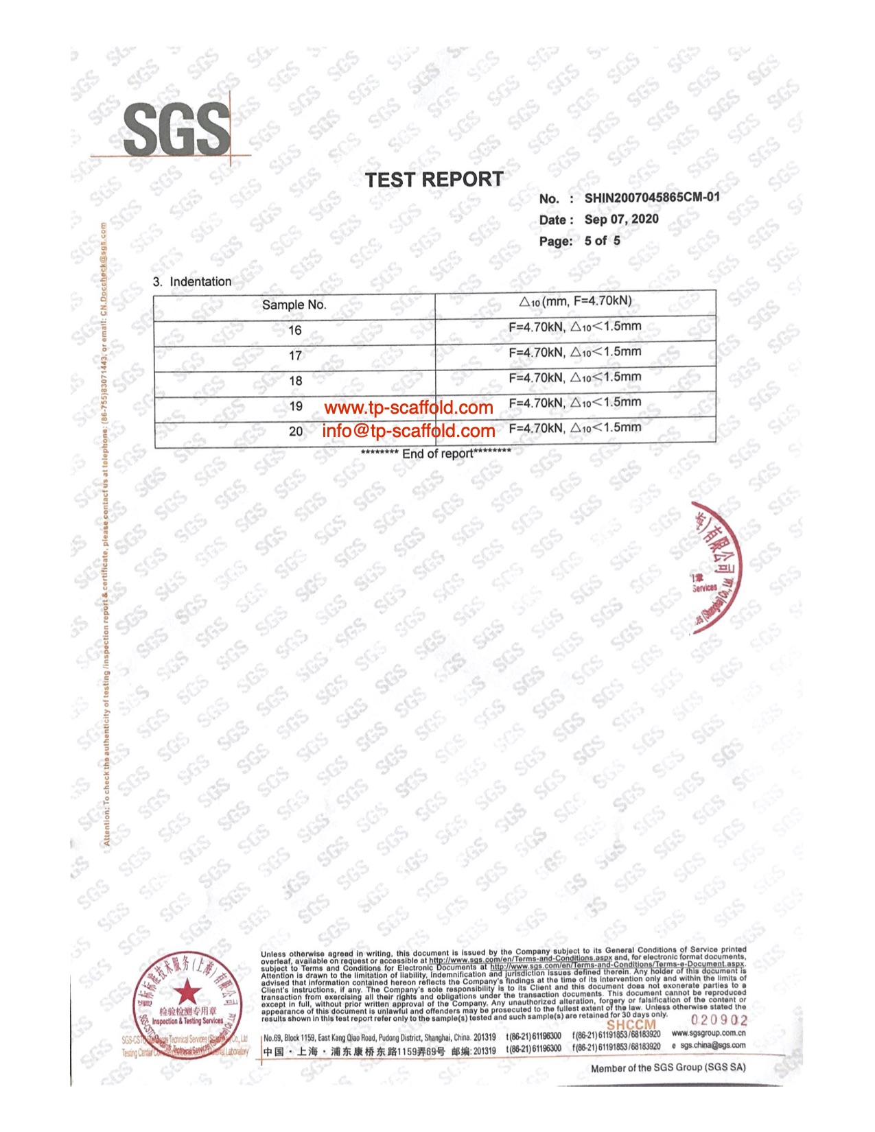 Swivel coupler EN74 Certificate 5