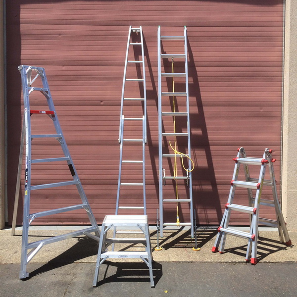 Aluminum Work Platform Ladder