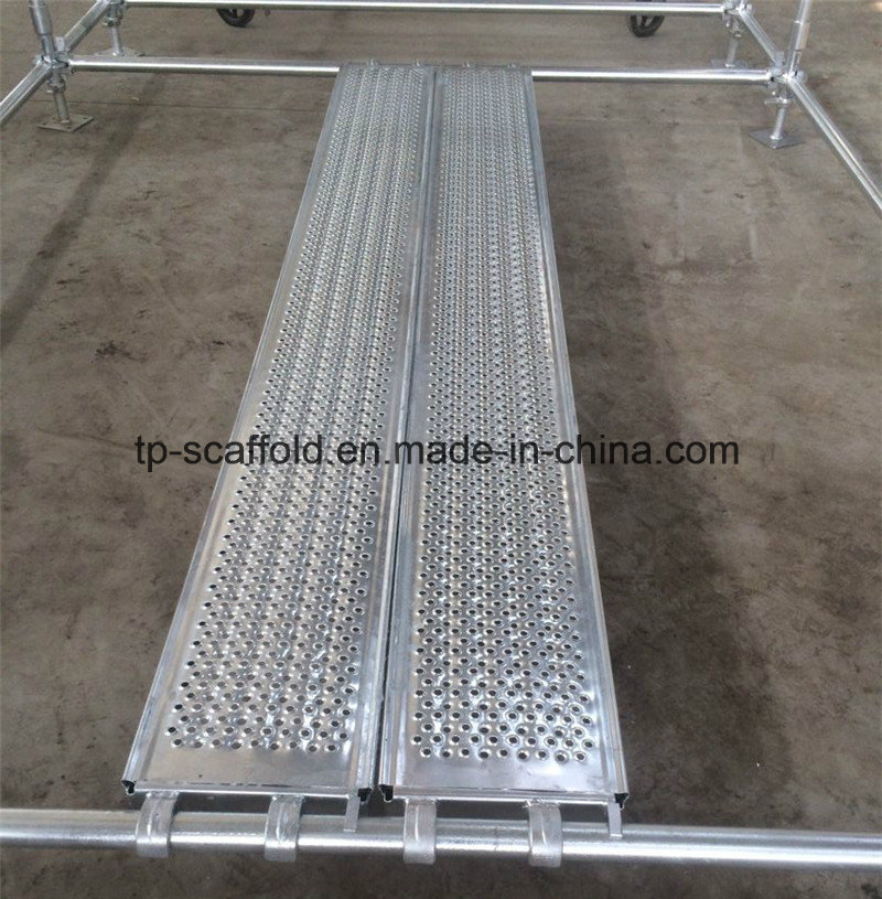 Scaffold Galvanized Steel Plank for Ringlock Scaffolding
