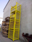 Yellow Panited Scaffold Rack with Mesh / Steel Cage