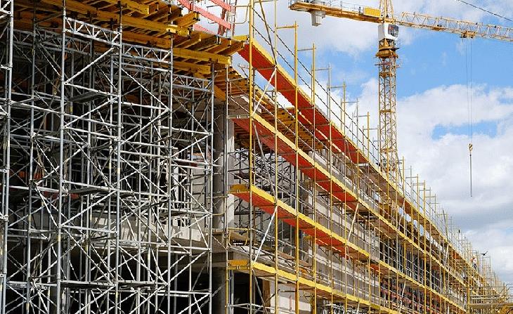 System Scaffold Components Assembled for Large-Scale Projects 1