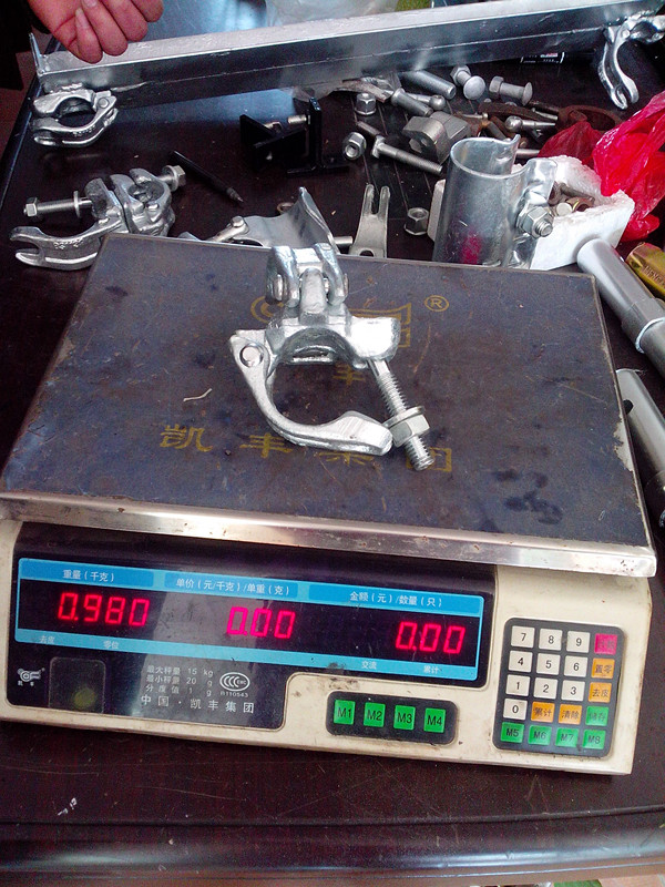 British Type Double Coupler Drop Forged for Tube Clamp Scaffolding