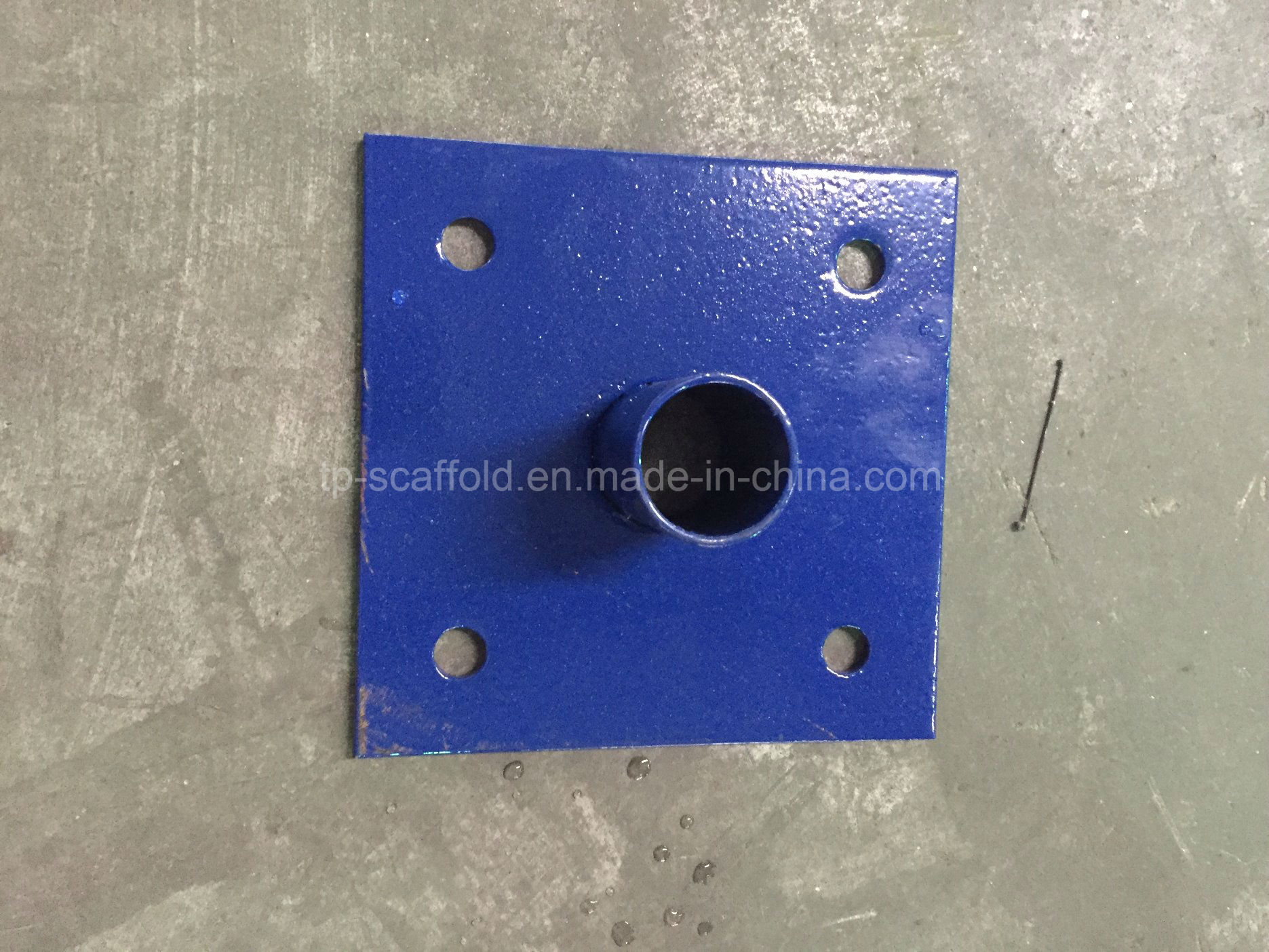 Scaffolding Tube and Fittings Scaffold Frame Part Painted Base Plate