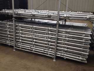 Hot DIP Galvanized Durable Safe Cuplock Scaffolding System Standard / Vertical