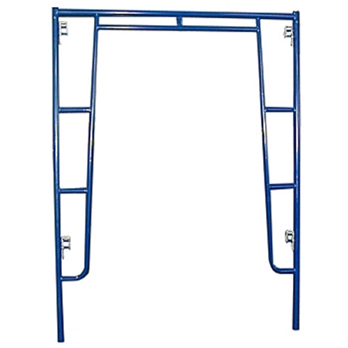 Blue Painted Walkthrough Scaffolding Frame with C Lock