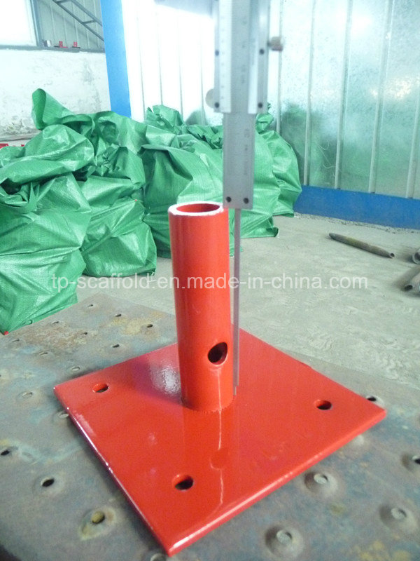 Scaffolding Tube and Fittings Scaffold Frame Part Painted Base Plate