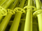 Yellow Painted Multidirectional Scaffolding Standard for Construction Materials