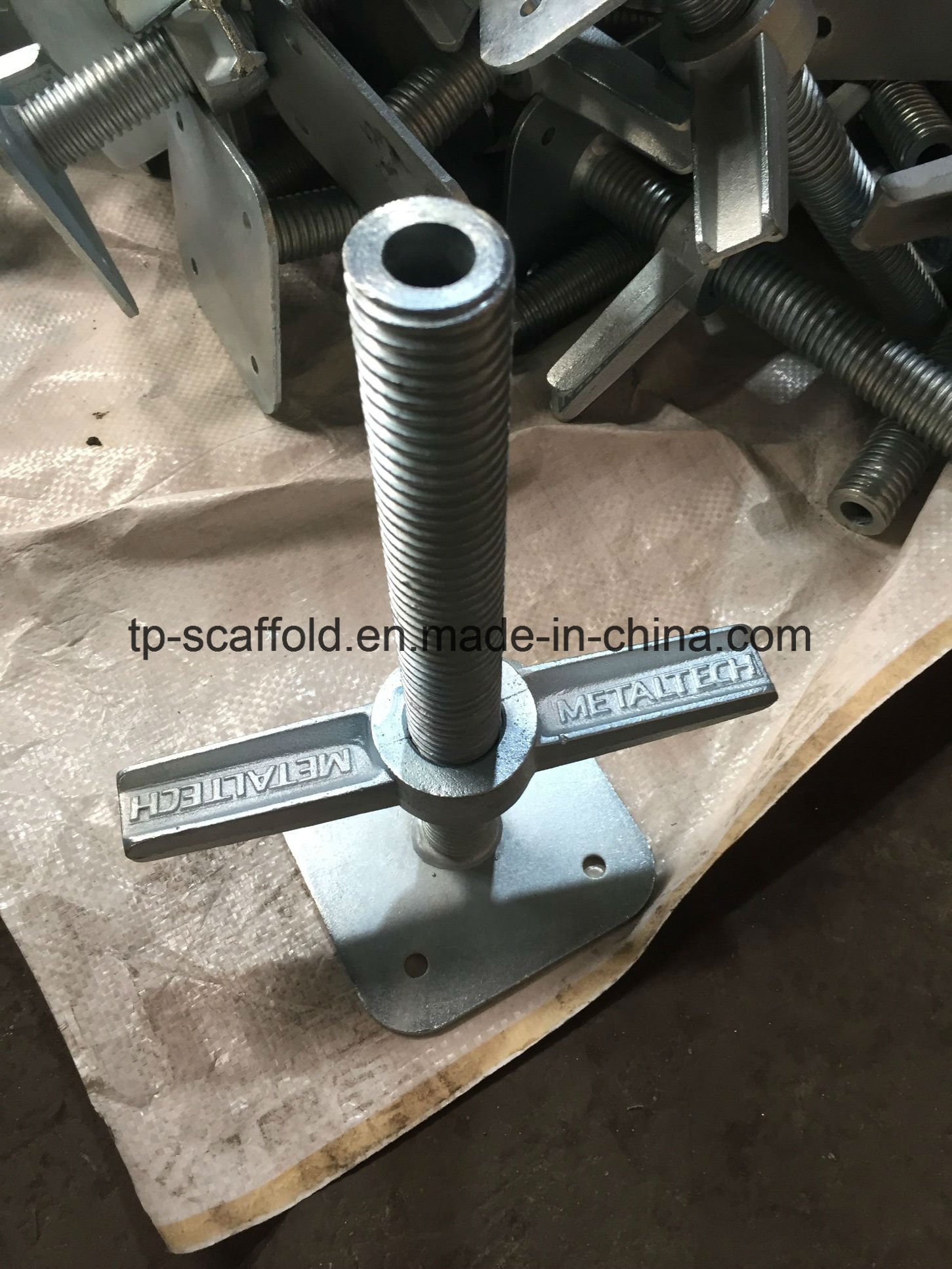 Scaffold Adjustable Screw Jack Base for Scaffolding Construction