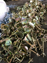 Baridi kukanyaga scaffolding ndoano coupler usafirishaji