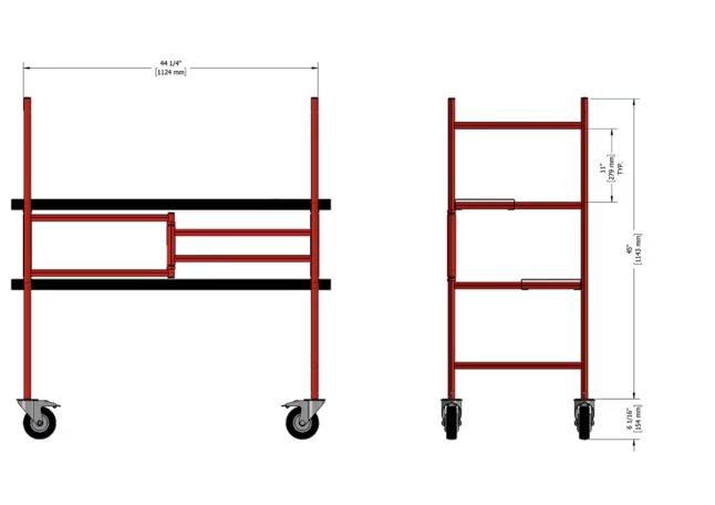 Industrial Scaffolding Frames