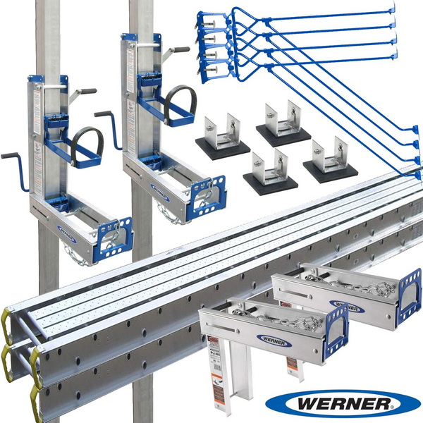 werner aluminum pump jack scaffolding system_2