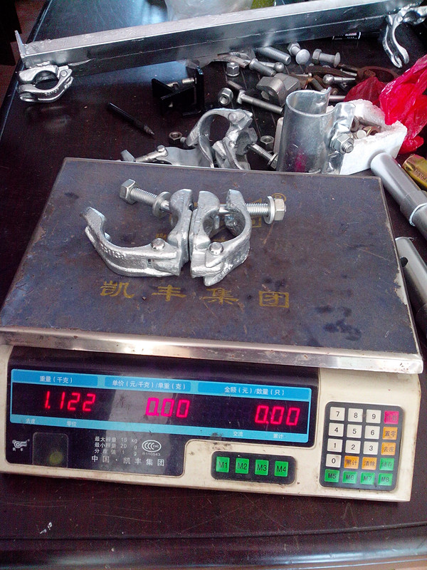 En74/BS1139 Scaffolding Swivel Coupler 48.3X48.3mm Drop Forged