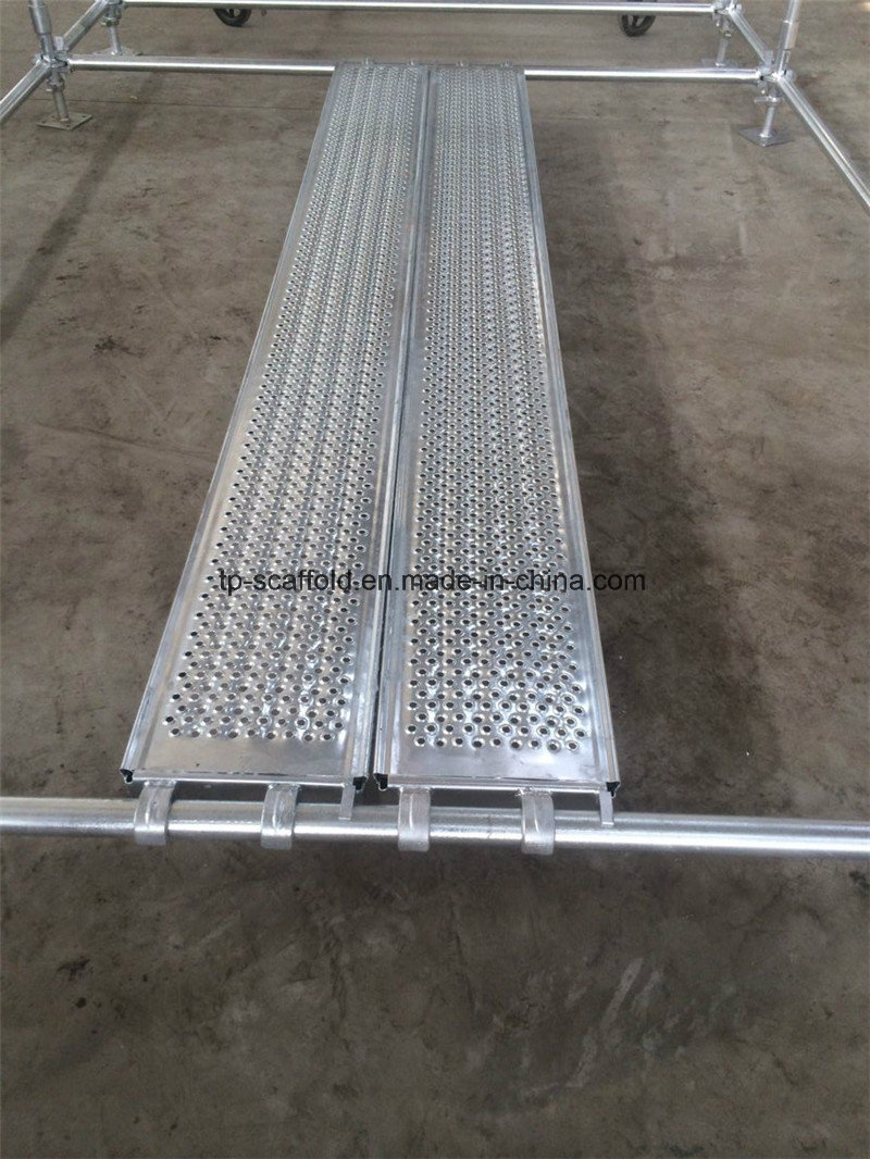Scaffold Galvanized Steel Plank for Ringlock Scaffolding