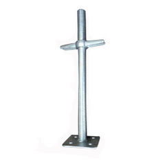 24" Scaffolding Screw Jack with Fixed Base Plate