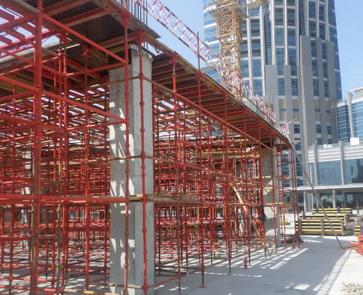 How To Design Cuplock Scaffolding Layout for Slab Casting
