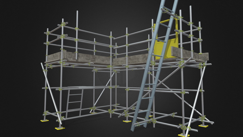 Түтік және қысқыш Scaffolding_2