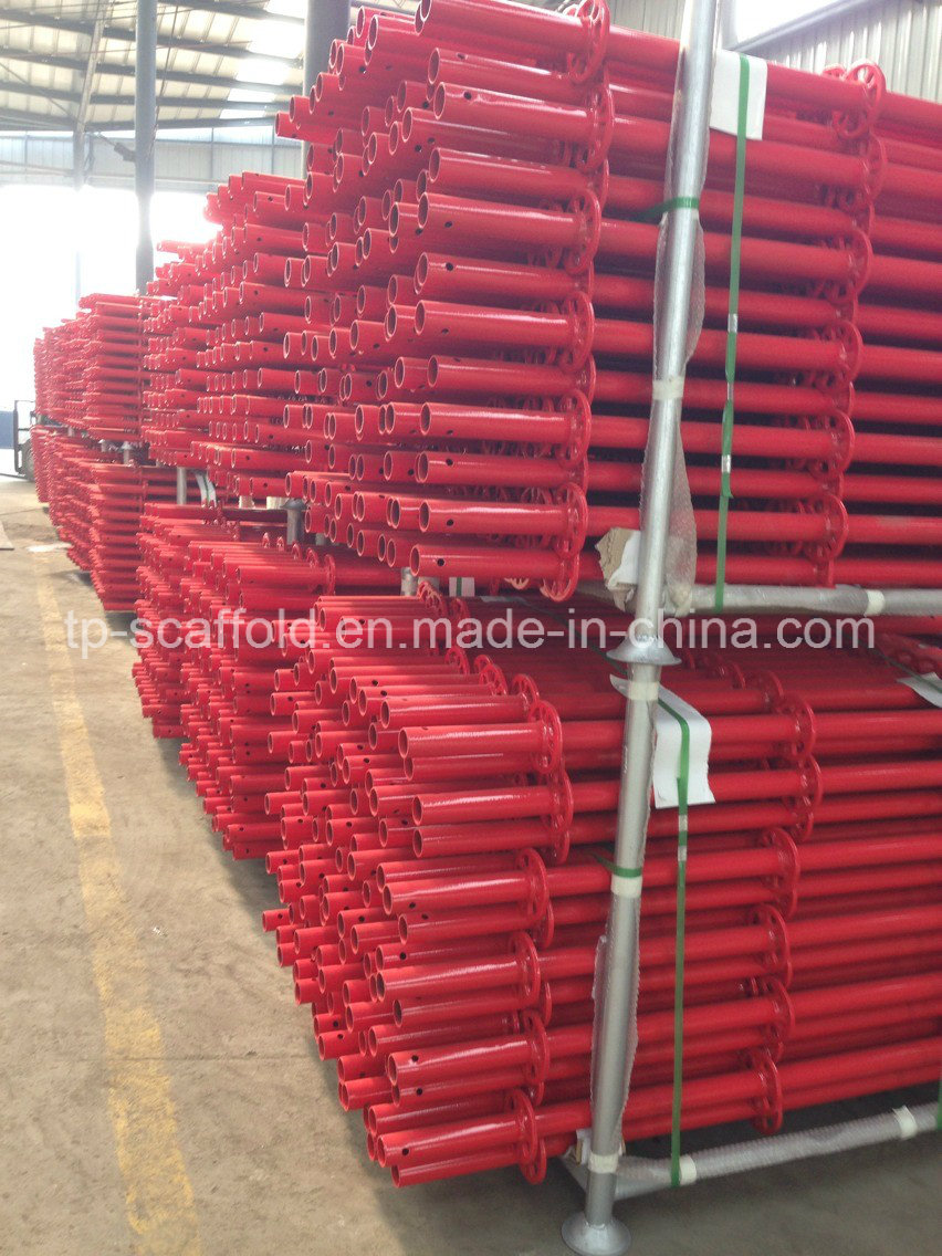 Ringlock Scaffolding Standard Vertical with Red Painted Surface Finish (TPCTRSS011)