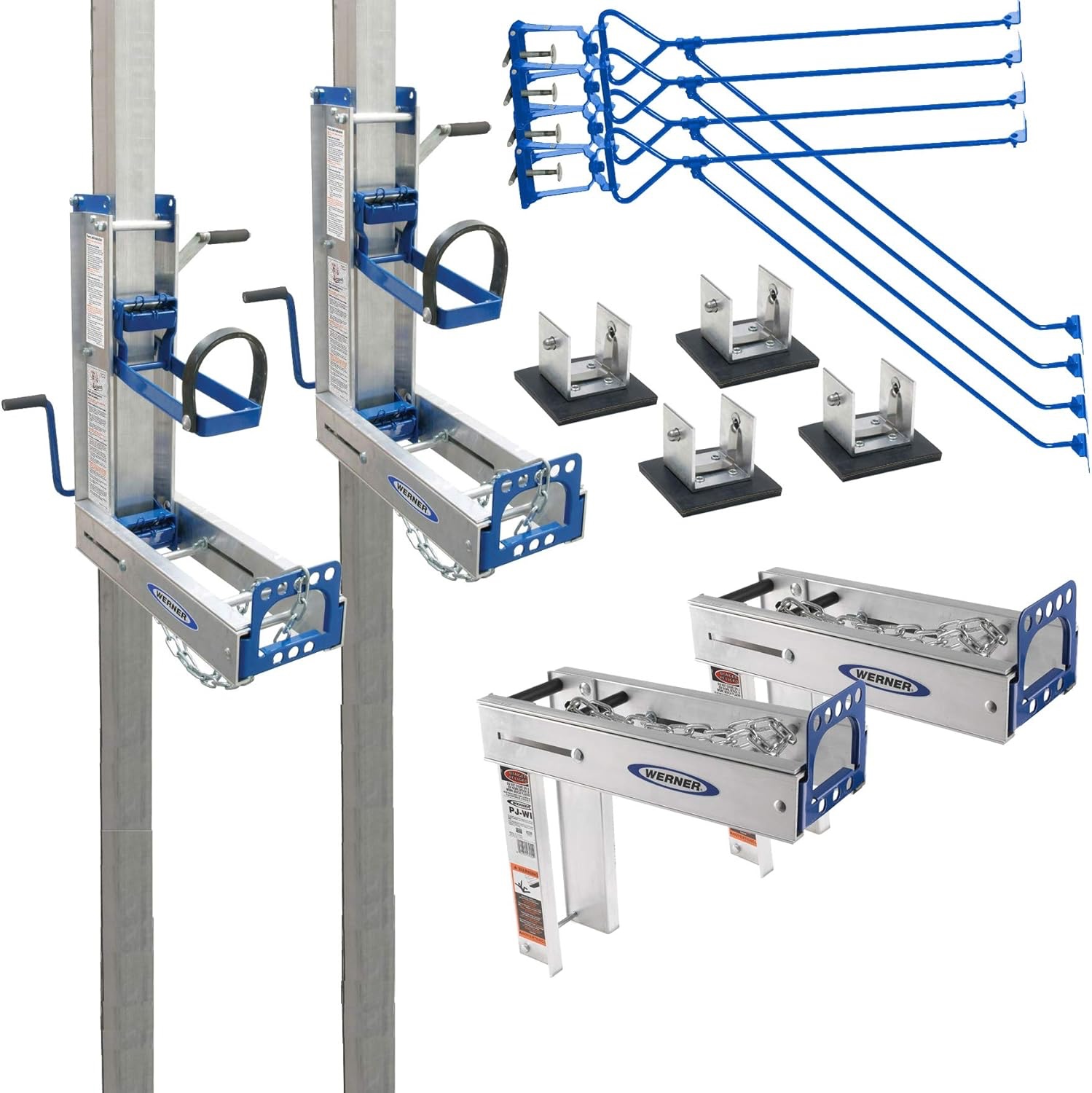 How Easy Is It To Set Up An Aluminum Pump Jack Scaffolding System?