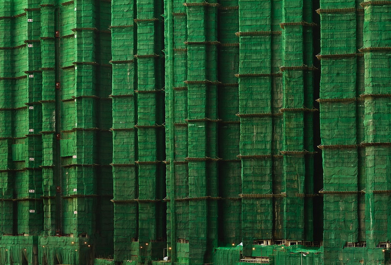 cocoon scaffolding system trade center_2