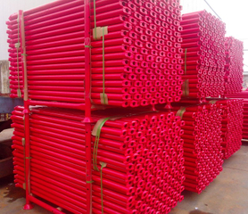 Cuplock Scaffolding Ledger / Horizontal Red Painted