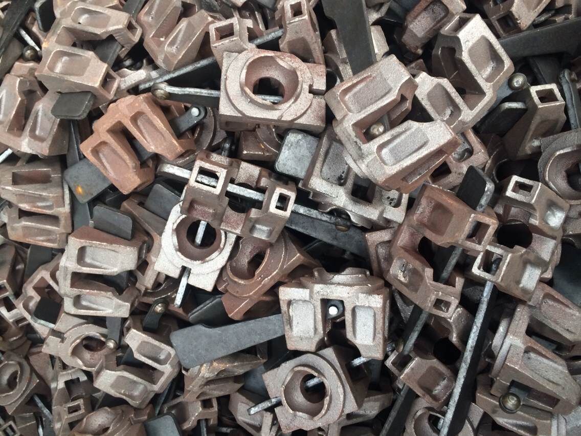 ledger head for ringlock scaffolding