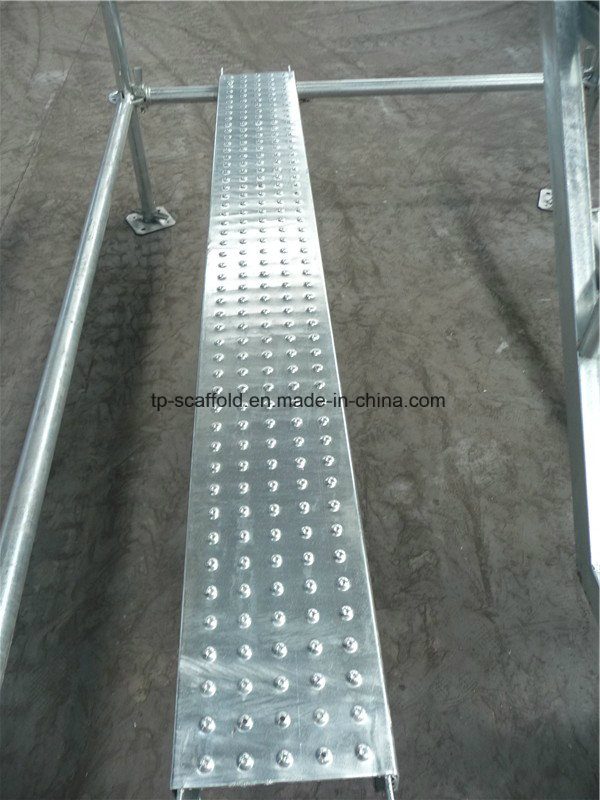 Scaffold Galvanized Steel Plank for Ringlock Scaffolding