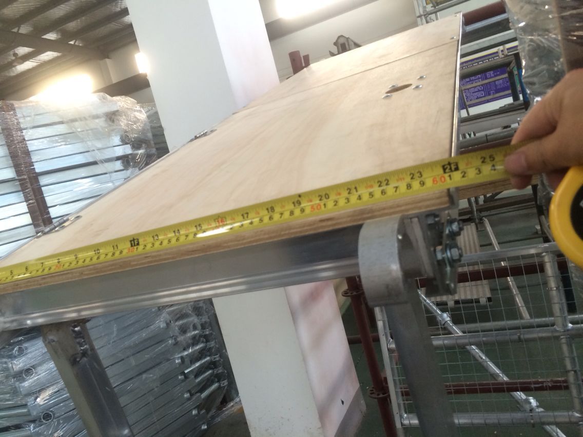 Aluminum Plywood Access Deck with Ladder for Scaffolding