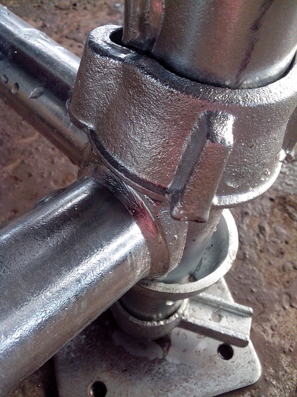 Galvanized Steel Cuplock Scaffolding Standard with Spigot